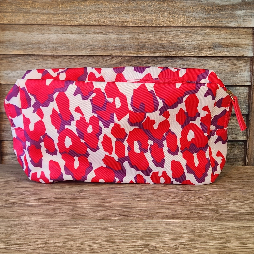 Estee Lauder Cosmetic Bag Soft Fabric Pink Purple Travel
